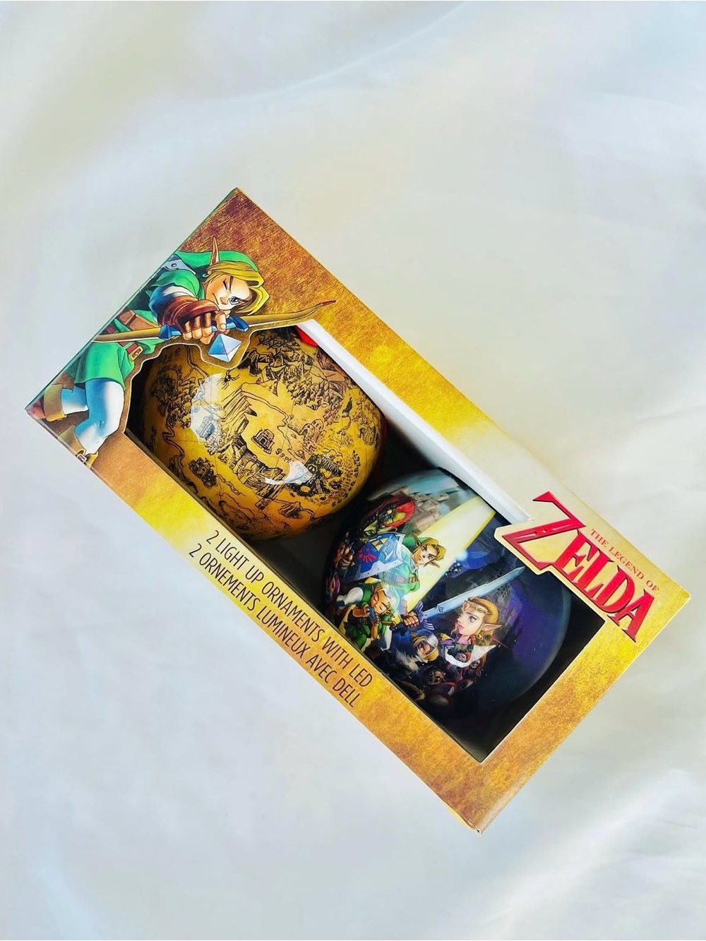 NIB Legend of Zelda GameStop Exclusive Christmas Ornaments Ocarina of Time